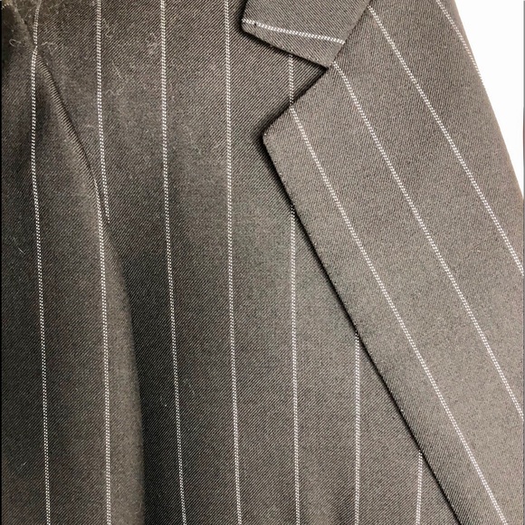 Awesome Brioni brown striped suit jacket - Picture 2 of 16